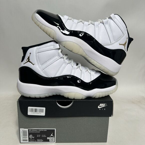 Nike Shoes Air Jordan 11 Retro GS DMP/Gratitude” 2024 - Picture 1 of 5